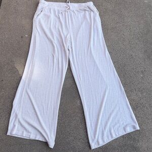 Papinelle Women Pajama Baggy Lounge‎ Pants Size Medium Drawstring Light Luxury